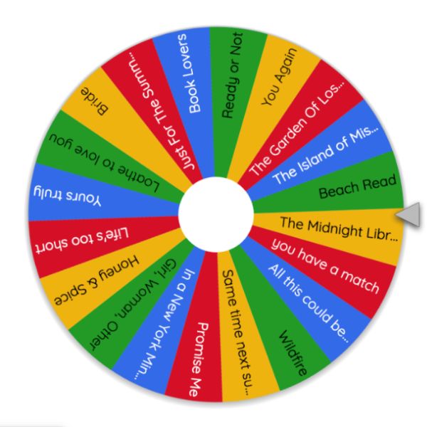 Wheel of names, a random generator to pick a winner.